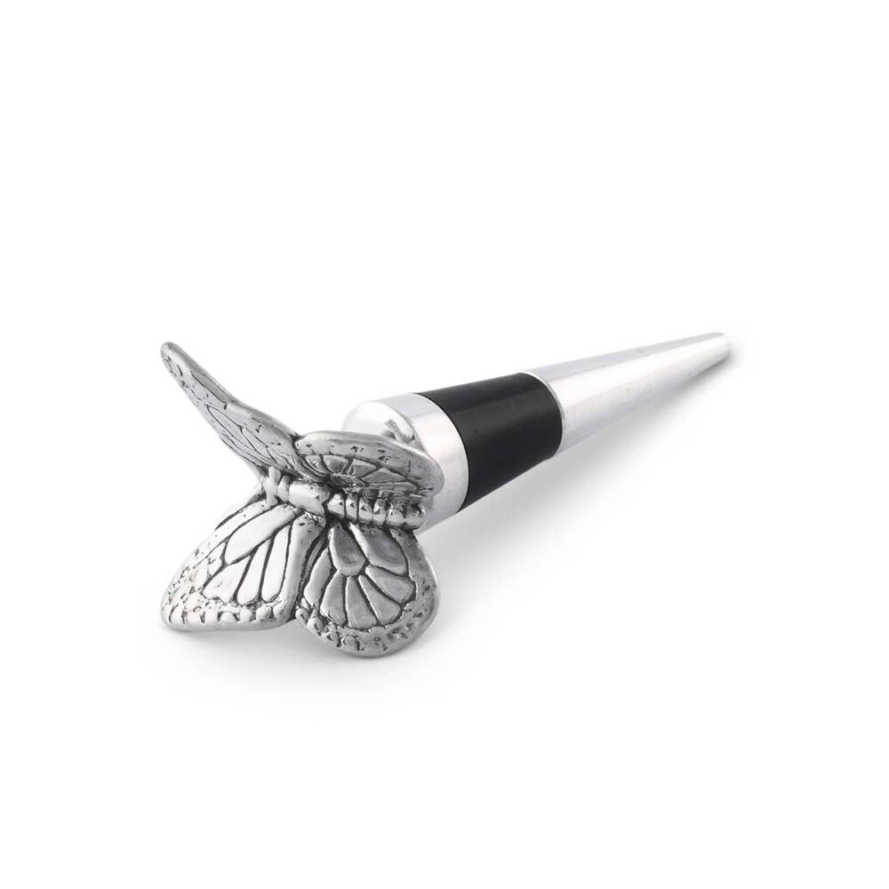 NEW ARTHUR COURT butterfly bottle stopper in silver